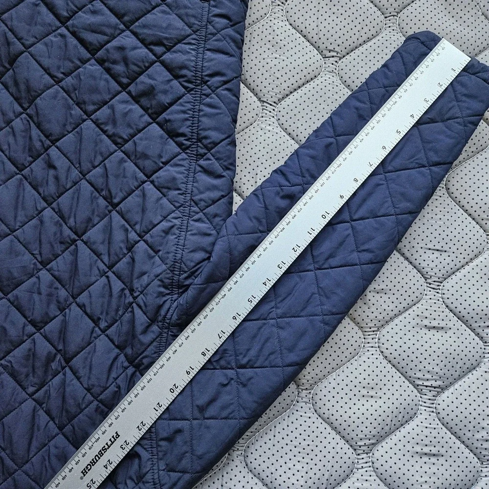 Polo Ralph Lauren Boys XL 18/20 Quilted Jacket Navy Blue Barn Coat Corduroy...
